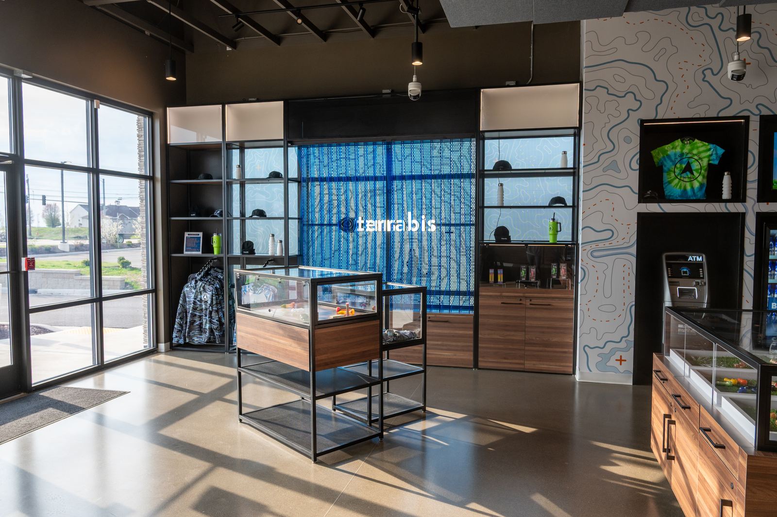 Terrabis dispensary interior in Dixon, IL