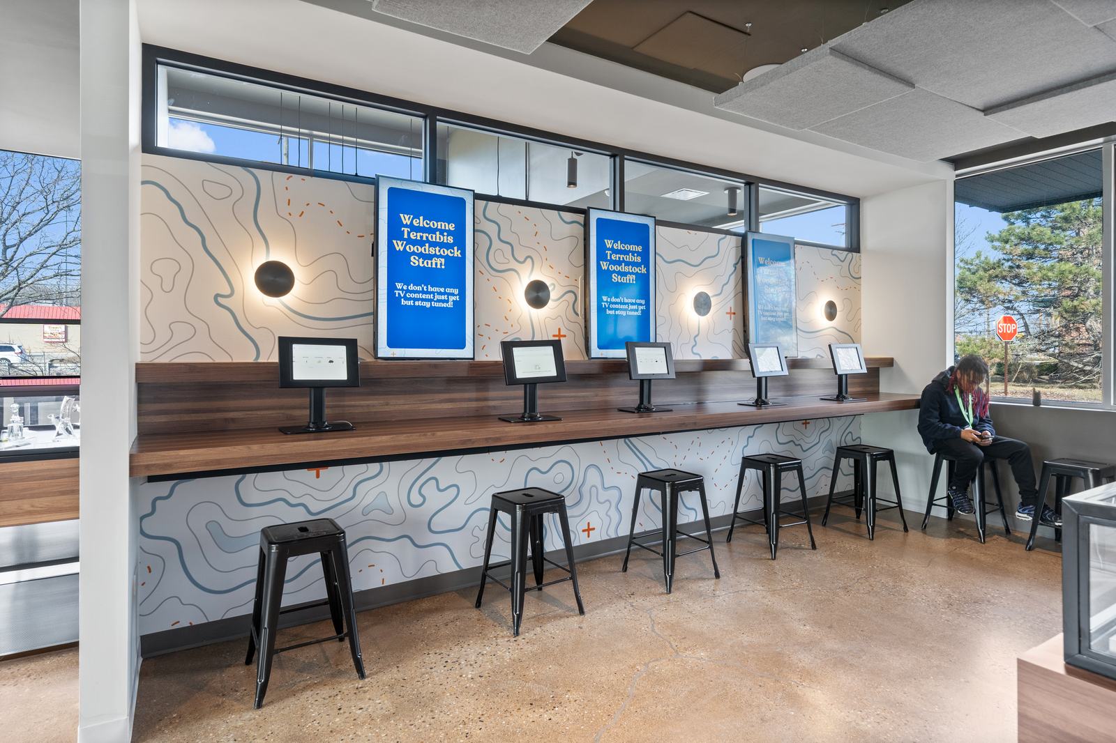 Terrabis dispensary storefront in Woodstock, IL